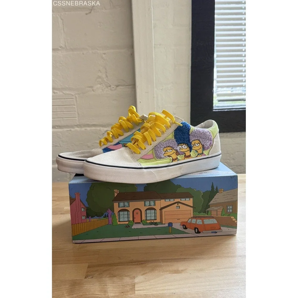 Vans Old Skool The Bouviers Multi-Color Sneaker Size Men 9 Women 10.5